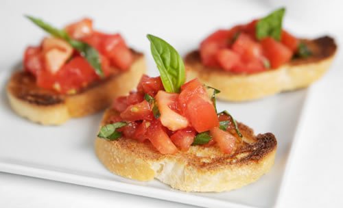 Bruschetta di pomodori Bruschetta di pomodori